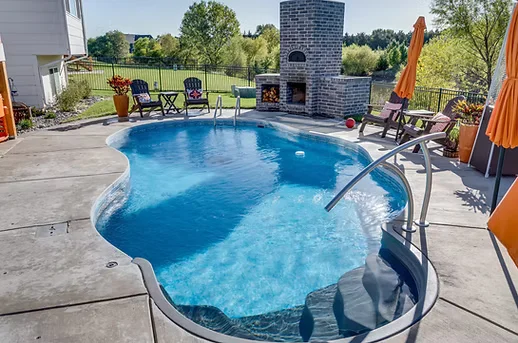 Guardian pool installation in a Wichita-area backyard
